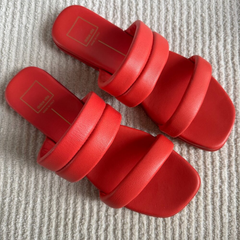 Dolce Vita Two-Strap Leather Sandals